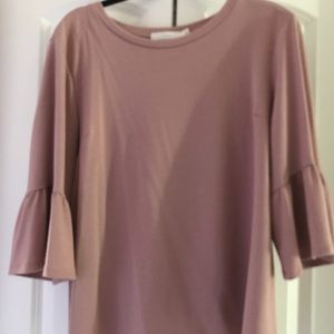 Lush PINK Bell Sleeve Top